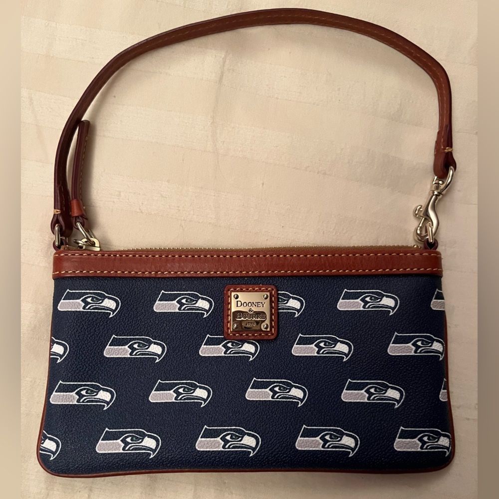 Seahawks Dooney and Bourke wristlet